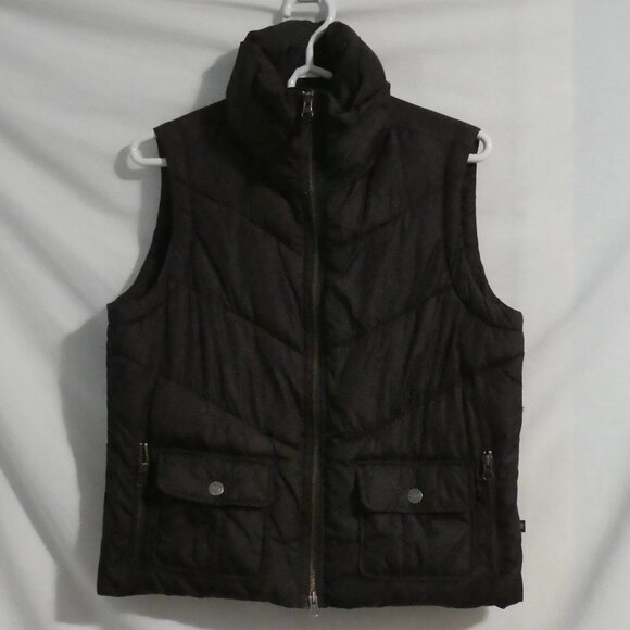 JACOB CONNEXION | medium | Brown Full Zip-Up Puffer Vest - Picture 1 of 13